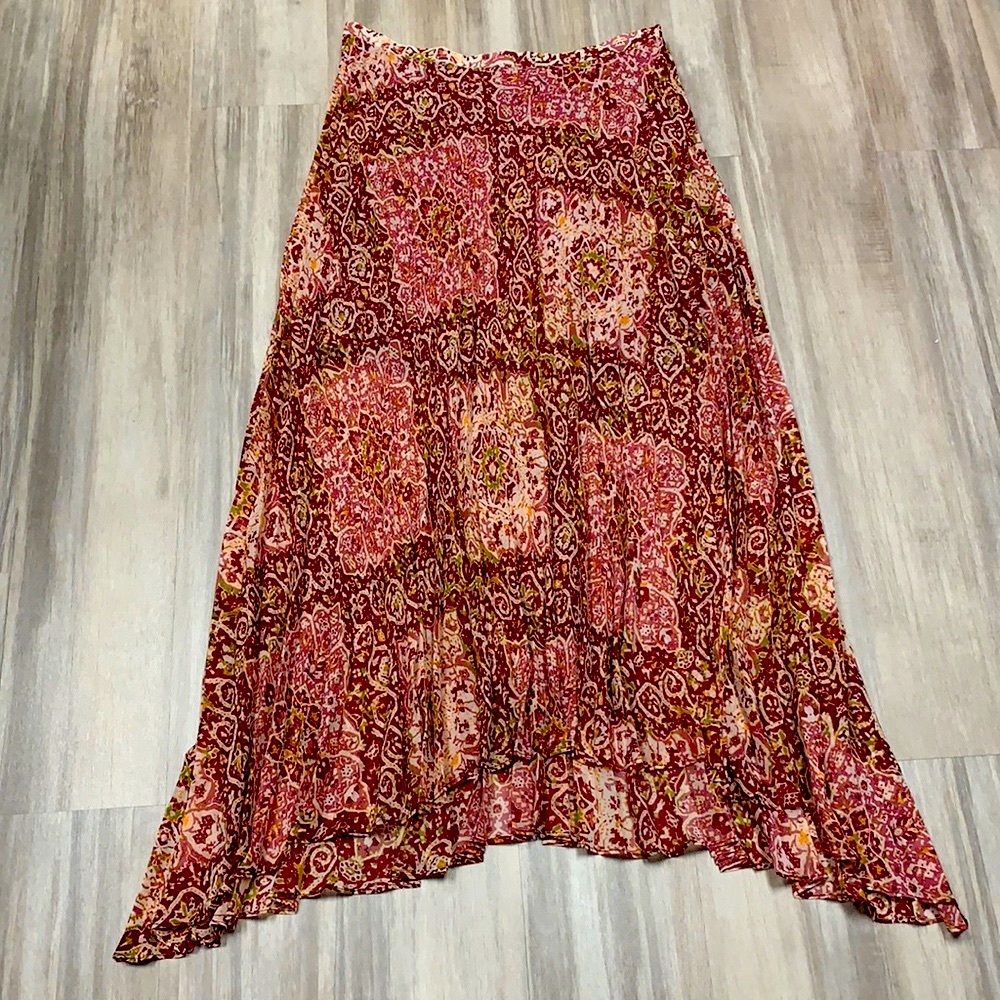 NWOT FREE PEOPLE MIDI PLEATED SKIRT